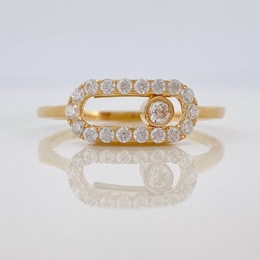 MSK Ring 2.35gr / T6 1/2 / Yellow Gold 18K %
