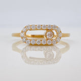 MSK Ring 2.35gr / T6 1/2 / Yellow Gold 18K %