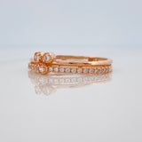 Anillo Trinidad 1.7gr / T6 / Oro Rosa 18K %