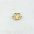 Charm Bear TS 0.4gr / 1.3cm / Textured 18K Yellow Gold *