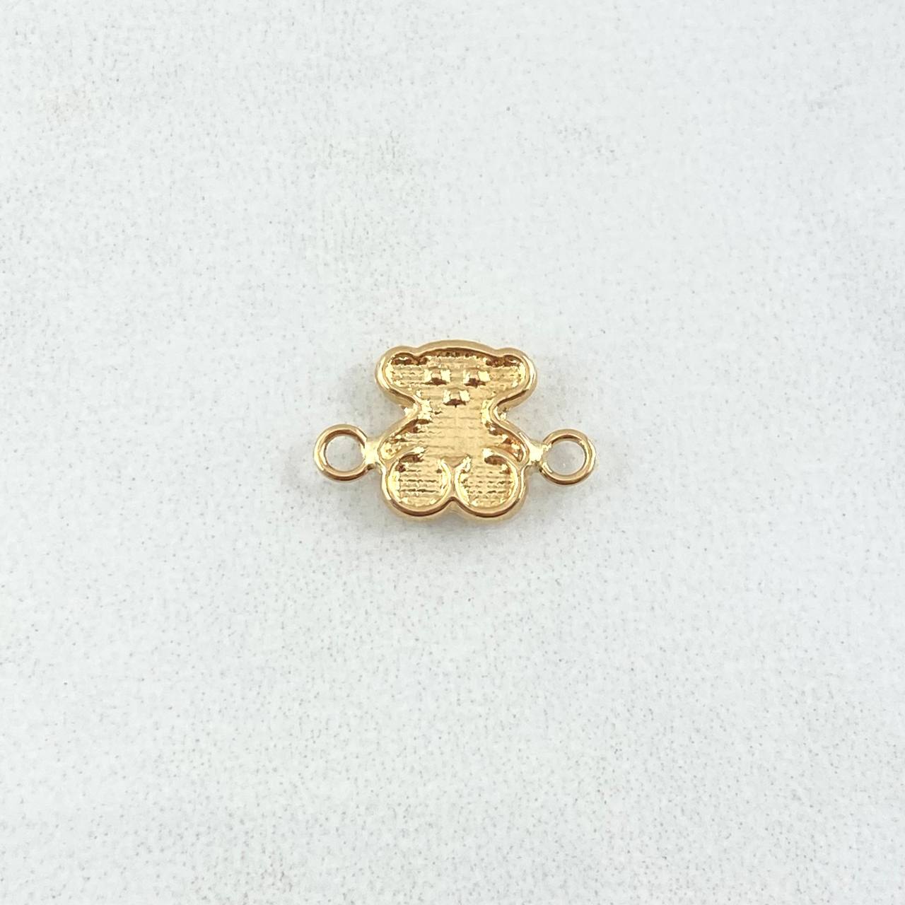 Charm Bear TS 0.4gr / 1.3cm / Textured 18K Yellow Gold