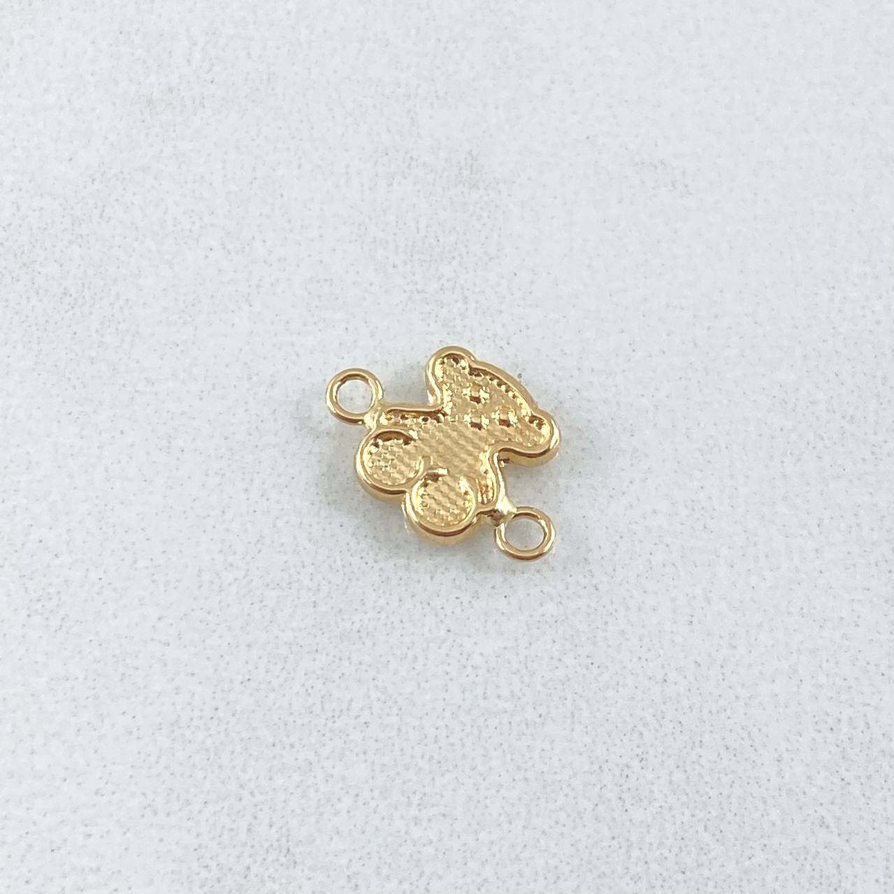 Charm Bear TS 0.4gr / 1.3cm / Textured 18K Yellow Gold