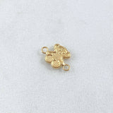 Charm Bear TS 0.4gr / 1.3cm / Textured 18K Yellow Gold