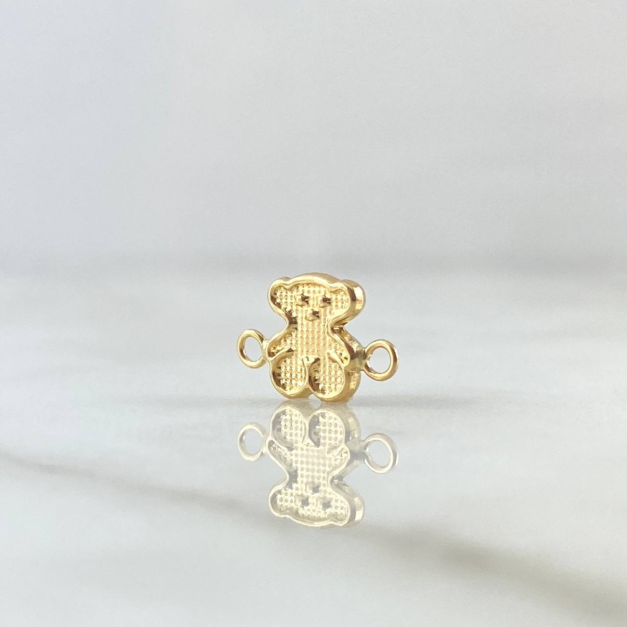 Charm Bear TS 0.4gr / 1.3cm / Textured 18K Yellow Gold