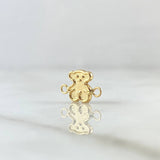 Charm Bear TS 0.4gr / 1.3cm / Textured 18K Yellow Gold