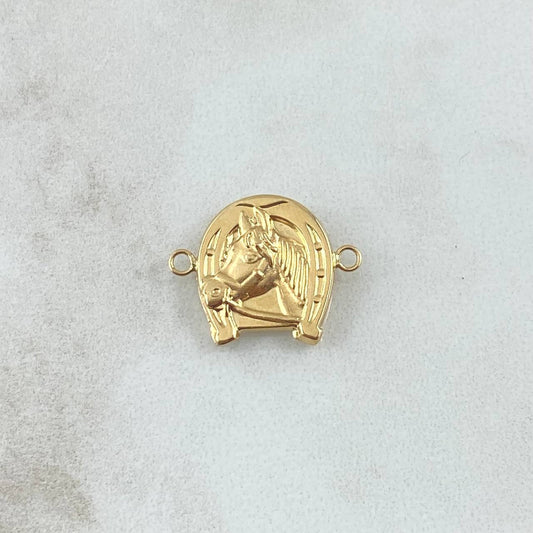 Herraje Herradura Caballo 1.05 g / 3/4 in Oro Amarillo 18K