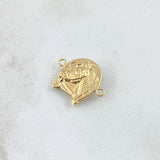 Herraje Herradura Caballo 1.1gr / 2cm / Troqueleado Oro Amarillo 18K ©