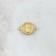 Herraje Virgen Milagrosa 0.85gr / 1.2cm-1.8cm / Circulo Texturizado Oro Amarillo 18K ©