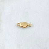 Herraje Pez 0.3gr / 1.4cm / Plano Oro Amarillo 18K