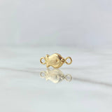 Herraje Pez 0.3gr / 1.4cm / Plano Oro Amarillo 18K