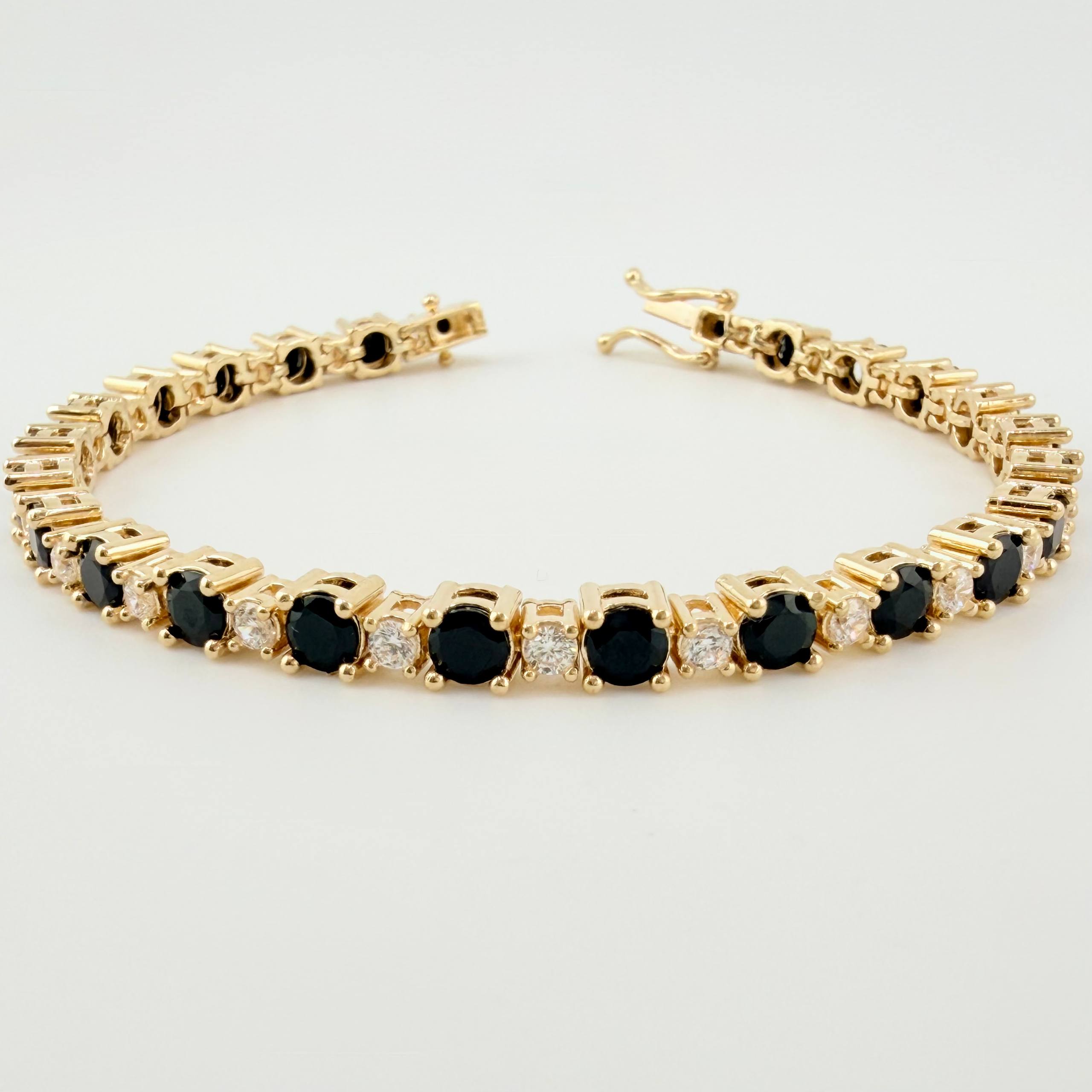 Pulso Tenis 20gr / 7 1/4 in / 4.5mm Oro Amarillo Nac.Esp. 18K ©