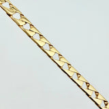Cadena Panzer 30.85gr / 29 1/2 in / 5mm Oro Amarillo +1 18K ©