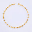 Pulso Gc Diamantado 2.65gr / 7 1/2 in / 3.4mm Oro Amarillo 18K ©