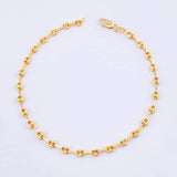 Pulso Gc Diamantado 2.65gr / 7 1/2 in / 3.4mm Oro Amarillo 18K ©