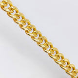 Cadena Cubana 12.15gr / 23 1/2 in / 6mm Oro Amarillo +1 18K *