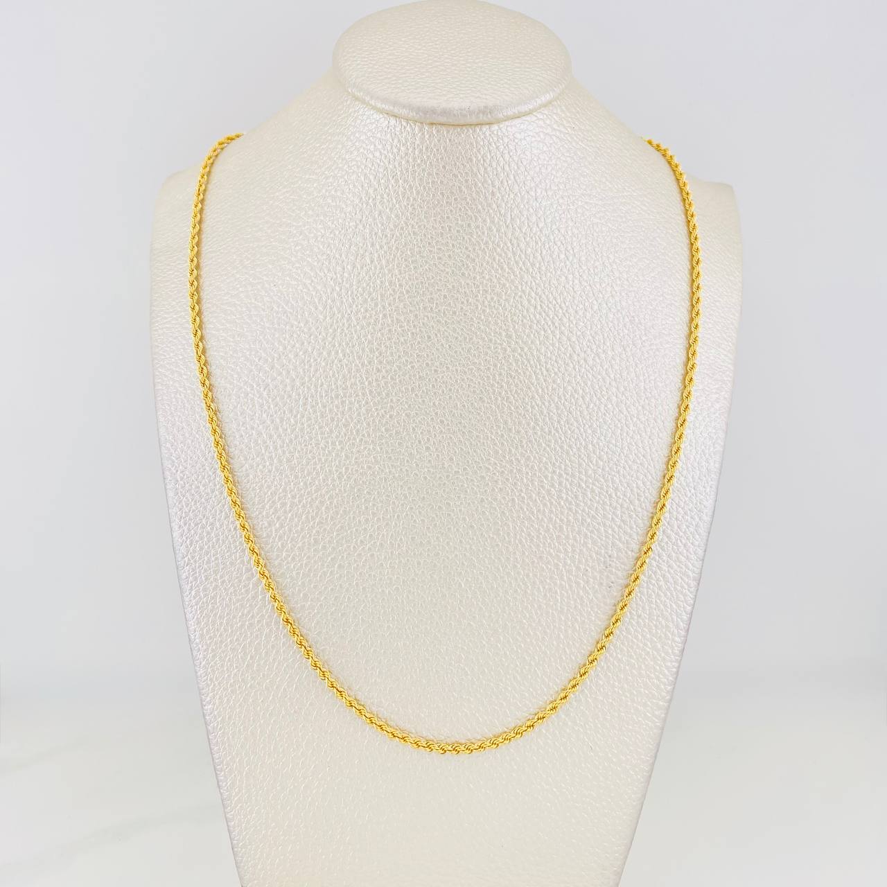 Rope Chain 2.75g / 18 in / 2.17mm Yellow Gold 18K