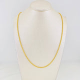 Rope Chain 2.75g / 18 in / 2.17mm Yellow Gold 18K
