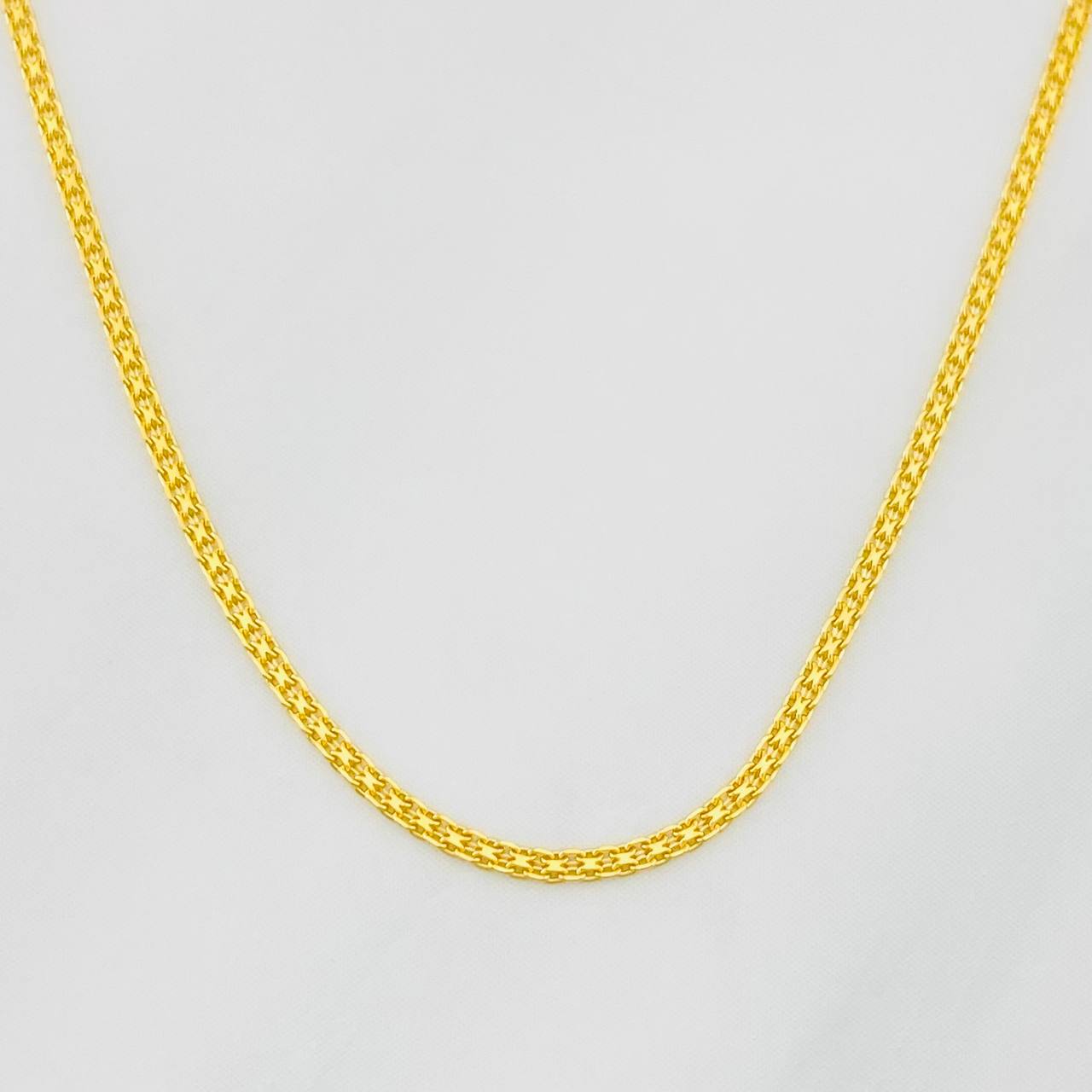 Cadena China 2.1g / 24 in / 0.87mm Oro Amarillo 18K