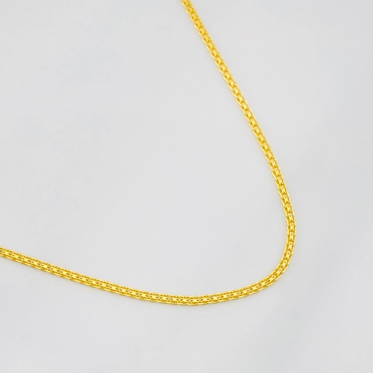 Cadena China 2.1g / 24 in / 0.87mm Oro Amarillo 18K
