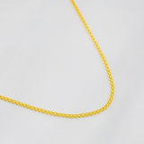 Cadena China 2.1g / 24 in / 0.87mm Oro Amarillo 18K