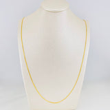Cadena China 2.1g / 24 in / 0.87mm Oro Amarillo 18K