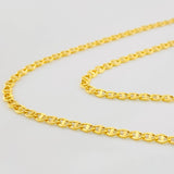 Cadena Escalera Volga 2.75g / 20 in / 2.7mm Oro Amarillo 18K