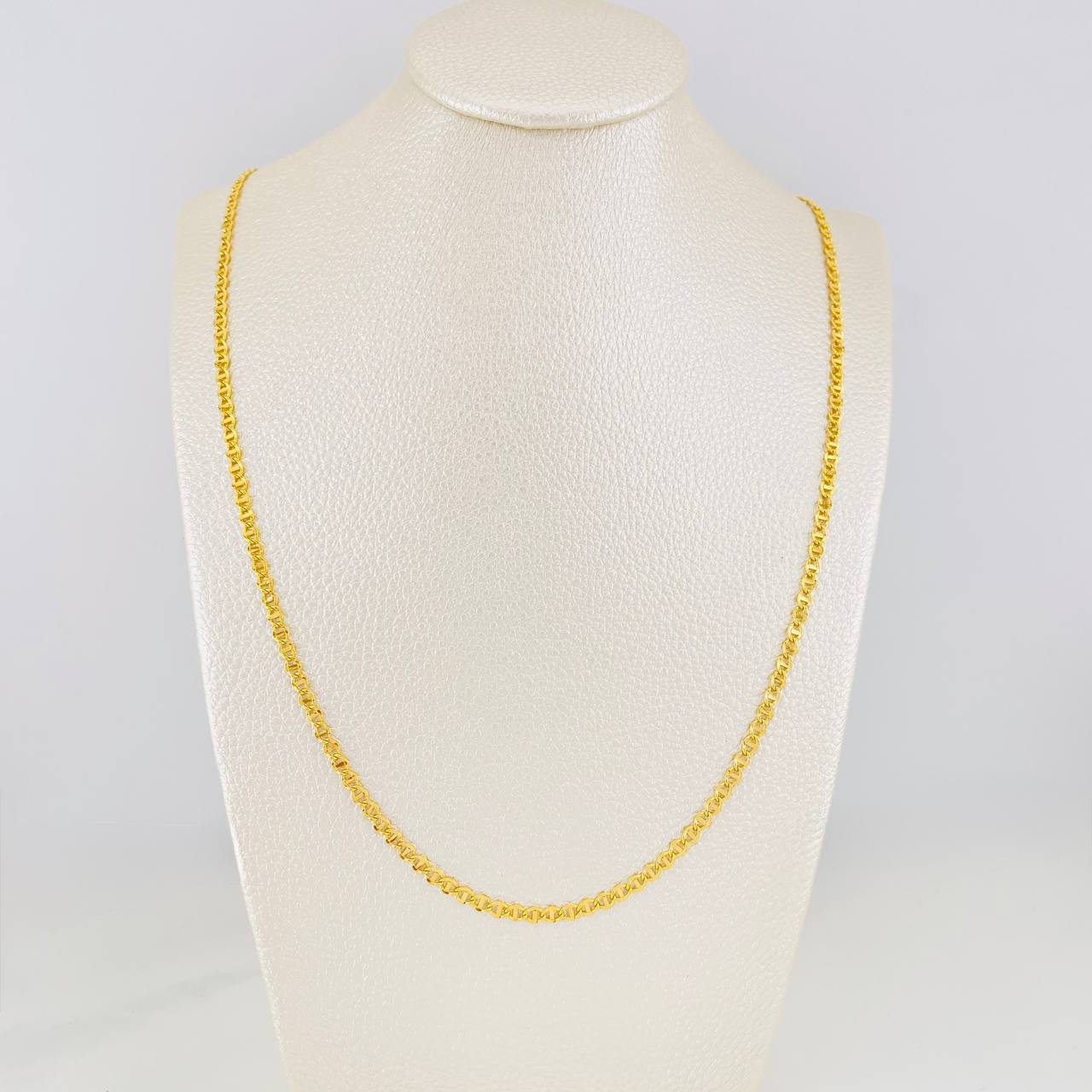 Cadena Escalera Volga 2.75g / 20 in / 2.7mm Oro Amarillo 18K