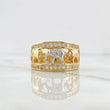 Anillo Tres Elefante 5.95g / T7 1/2 Tres Oros 18K