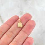 Dije Letra K 0.35gr / 1/2 in / Oro Amarillo 18K