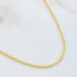 Cadena Cubana 2.4g / 20 in / 1.7mm Oro Amarillo 18K