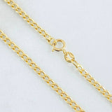 Cadena Cubana 4.2gr / 19 3/4 in / 3mm Oro Amarillo +1 18K *