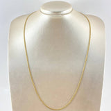 Cadena Cubana 5.3gr / 23 1/2 in / 2.8mm Oro Amarillo +1 18K *