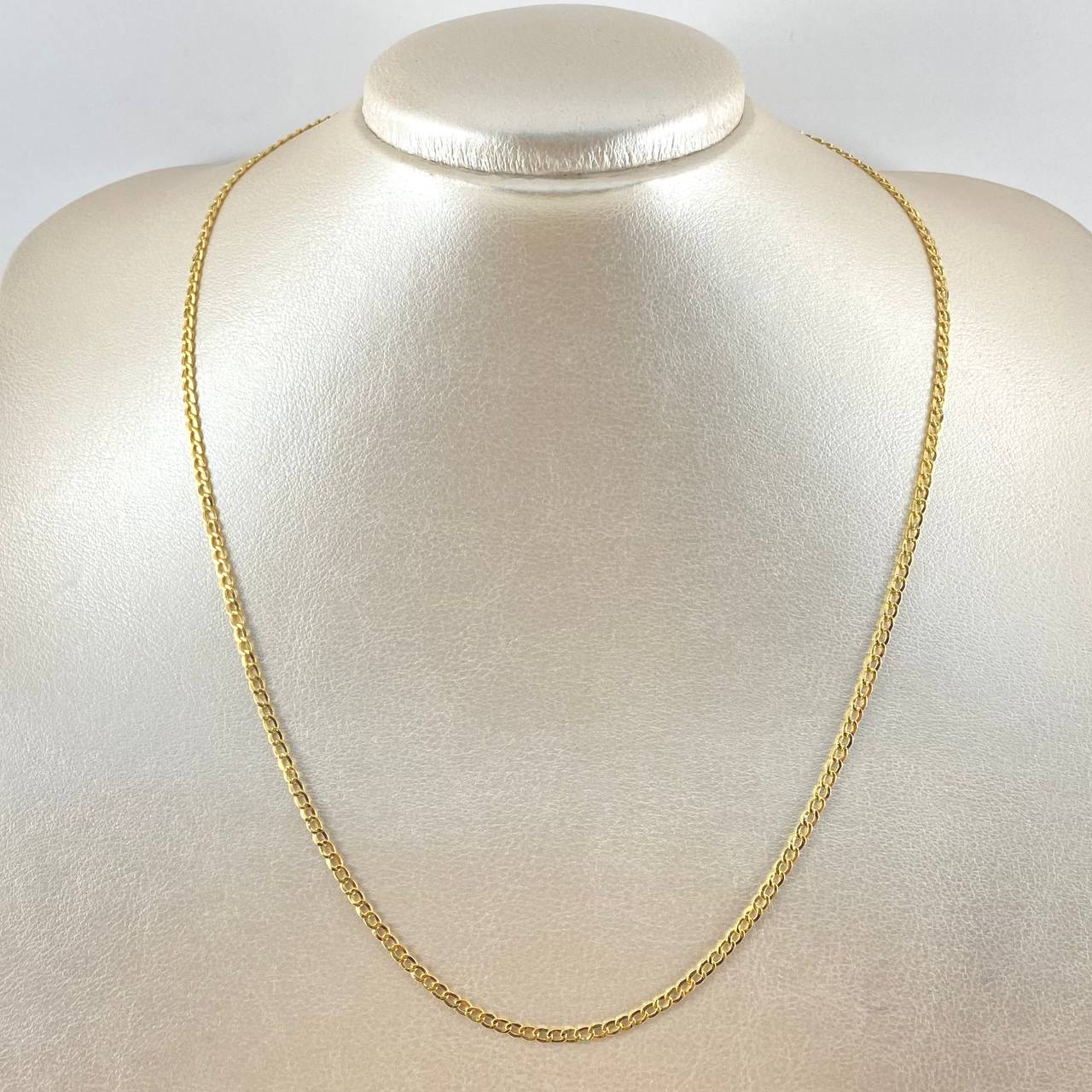 Cadena Cubana 4.2gr / 19 3/4 in / 3mm Oro Amarillo +1 18K *