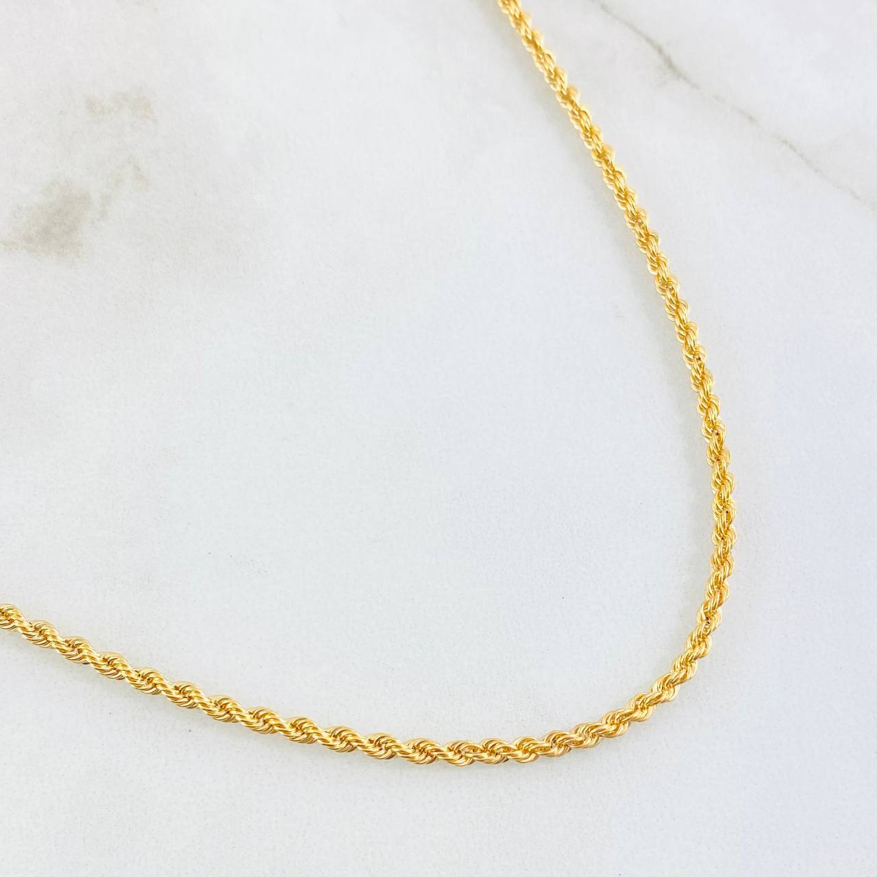 Cadena Lazo 3gr / 19 3/4 in / Oro Amarillo +3 18K *