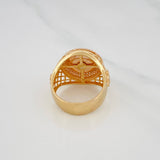 Anillo Ruleta Casino 10.55g / T10 3/4 Tres Oros 18K