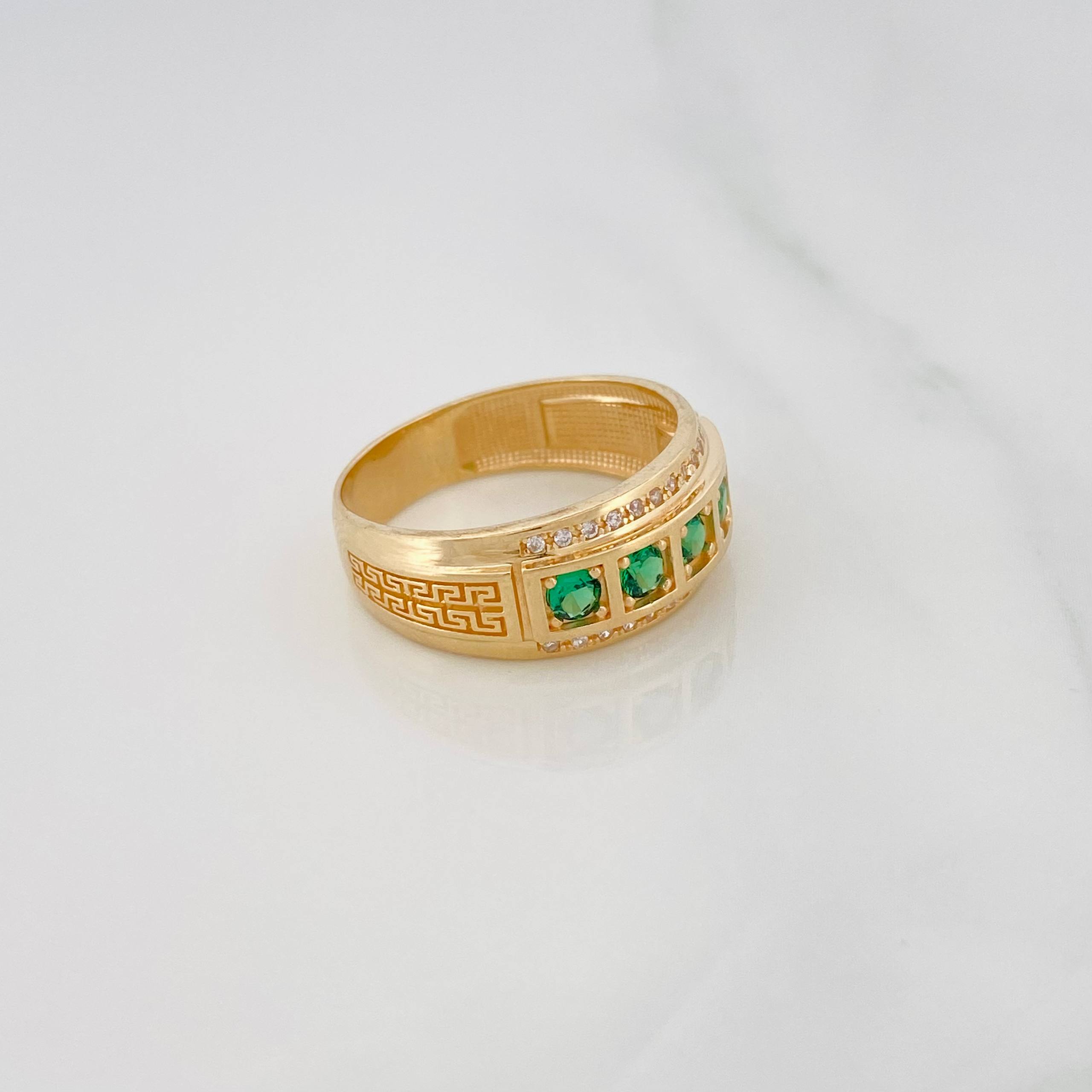 Anillo Tribal 6.6g / T10 1/4 Oro Amarillo 18K