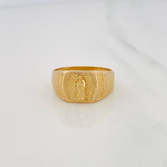 Anillo Virgen Guadalupe 4.4g / T9 Oro Amarillo 18K