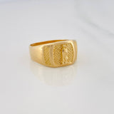 Anillo Virgen Guadalupe 4.4g / T9 Oro Amarillo 18K