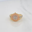 Anillo Corona 5.75g / T10 Tres Oros 18K
