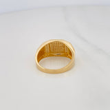 Anillo Sello Caballo 7.85g / T10 1/2 Oro Amarillo 18K