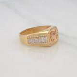 Anillo Corona 8.05g / T12 1/4 Tres Oros 18K