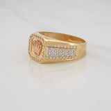 Anillo Corona 8.05g / T12 1/4 Tres Oros 18K