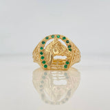 Anillo Herradura Caballo 7.45g / T14 1/4 Oro Amarillo 18K