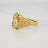 Anillo Herradura Caballo 7.45g / T14 1/4 Oro Amarillo 18K