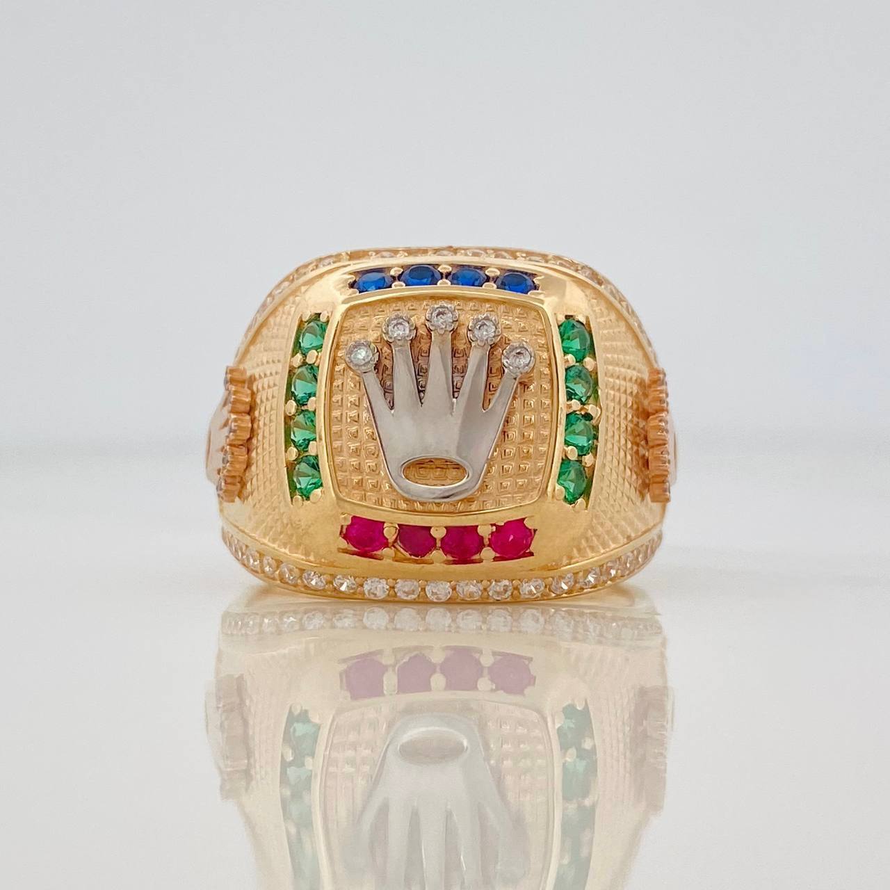 Anillo Corona 11g / T11 1/4 Tres Oros 18K