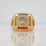 Anillo Corona 11g / T11 1/4 Tres Oros 18K