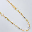 Cadena Tipo Denario 4.85gr / 17 in / Tres Oros 18K &