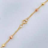 Cadena Tipo Denario 4.95gr / 17 in / Tres Oros 18K &