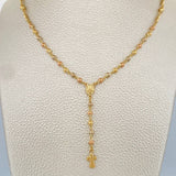 Rosario Virgen Milagrosa 7.2gr / 17 1/2 in / Oro Amarillo 18K &