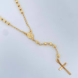 Rosario Virgen Milagrosa 6.35gr / 20 in / Oro Amarillo 18K &